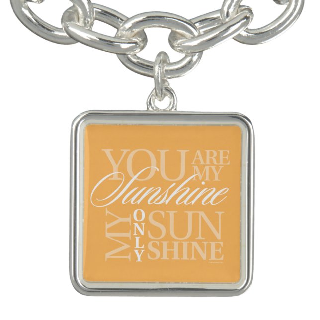 You Are My Sunshine Charm Bracelet (Design)