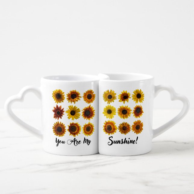 You Are My Sunshine Coffee Mug Set (Front Nesting)