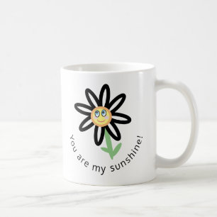 You are my Sunshine Cute Happy Daisy Flower Mug