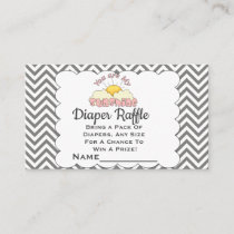 You Are My Sunshine Diaper Raffle Ticket Enclosure Card