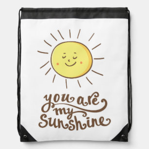 You Are My Sunshine Drawstring Bag