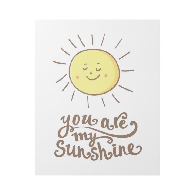 You Are My Sunshine Gallery Wrap (Front)