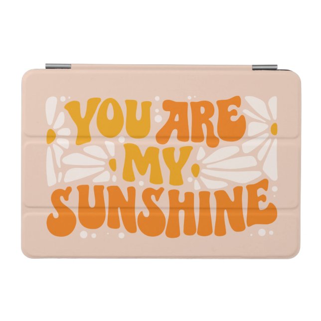 You Are My Sunshine Groovy Graphic iPad Mini Cover (Horizontal)