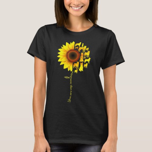 You Are My Sunshine Half Sunflower Husky Shirt