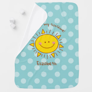 You Are My Sunshine Happy Cute Sunny Day Unisex Baby Blanket