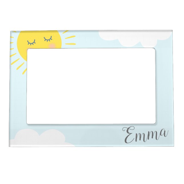 You are my sunshine happy sun magnetic frame (Front)