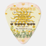 You Are My Sunshine Heart Design Guitar Pick at Zazzle