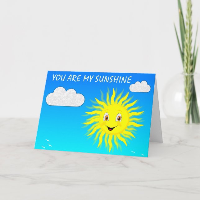 You Are My Sunshine Holiday Card (Front)
