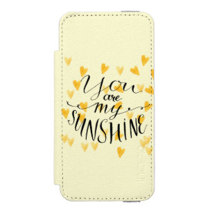 You Are My Sunshine iPhone SE/5/5s Wallet Case