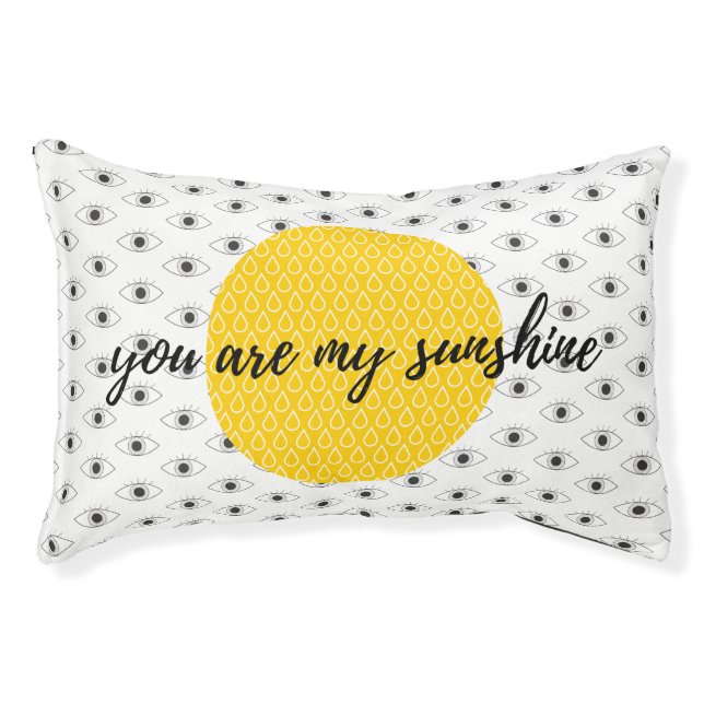 "You are my sunshine" Indoor Dog Bed - Small (Front)