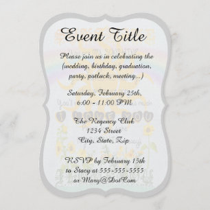 You Are My Sunshine Invitation