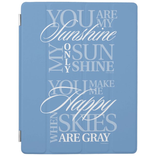 You Are My Sunshine iPad Smart Cover (Front)