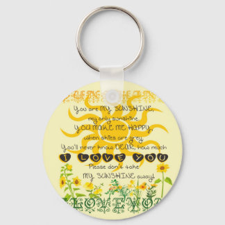 You are my Sunshine Keychain