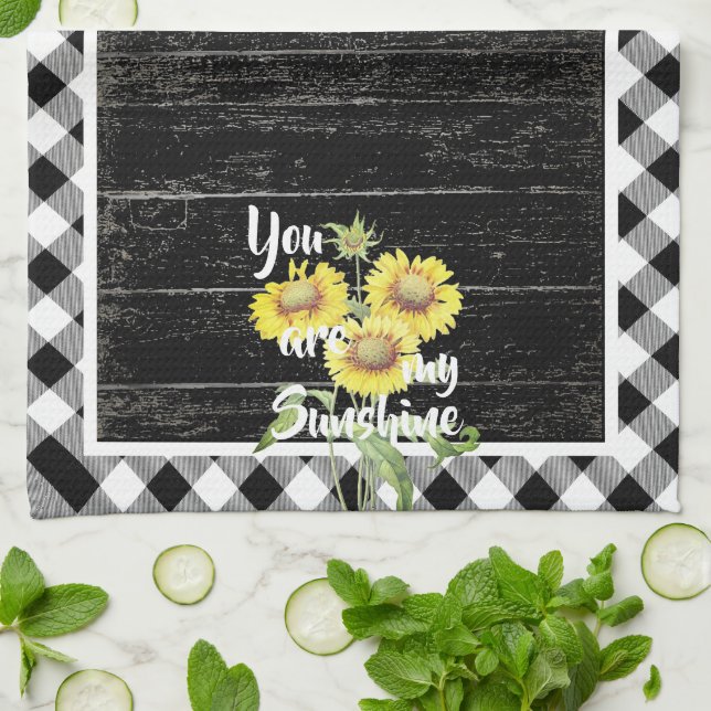 You are my sunshine kitchen towel (Folded)