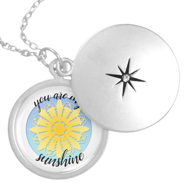 You Are My Sunshine Locket (Front)