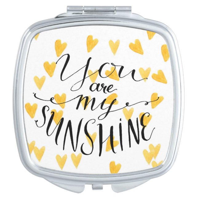 You Are My Sunshine Makeup Mirror (Front)