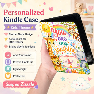 You Are My Sunshine Mermaid Personalized Name Kind Kindle Cover