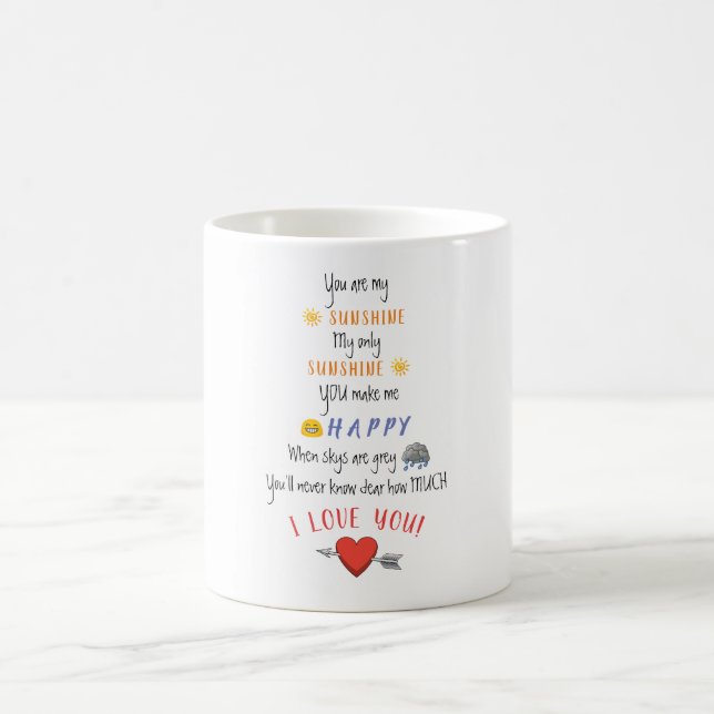 You Are My Sunshine Mug (Center)