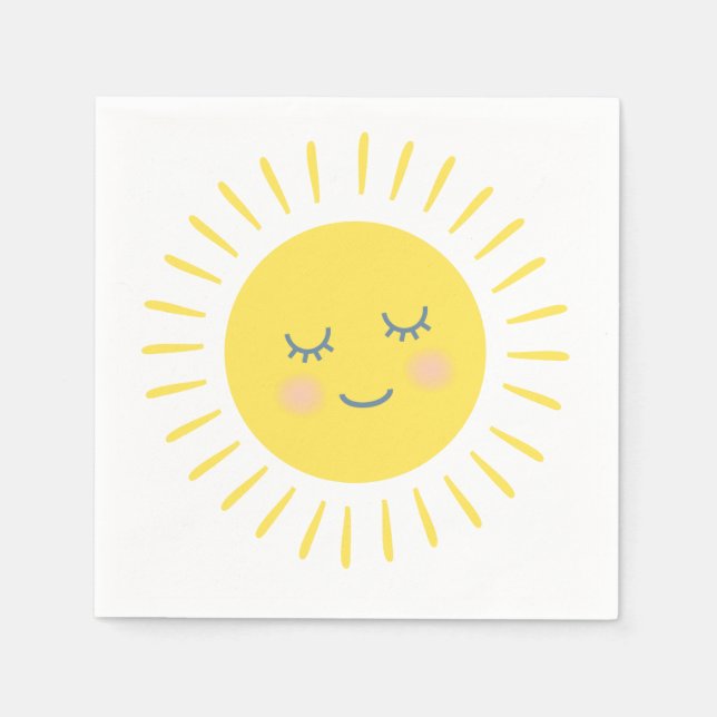 You are my sunshine napkins (Front)