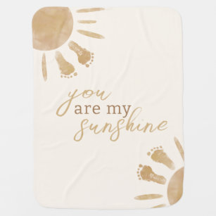You are my Sunshine Nursery Boho Decor Baby Blanket