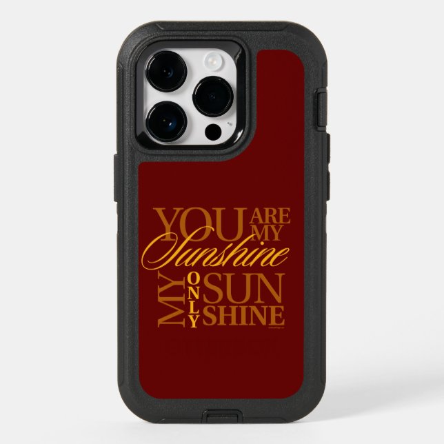 You Are My Sunshine Otterbox iPhone Case (Back)