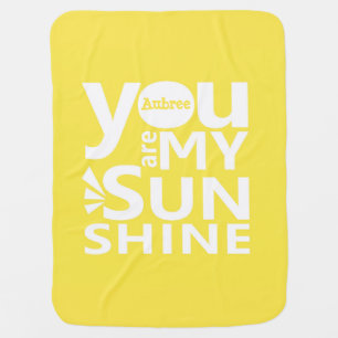You Are My Sunshine Personalized Blanket