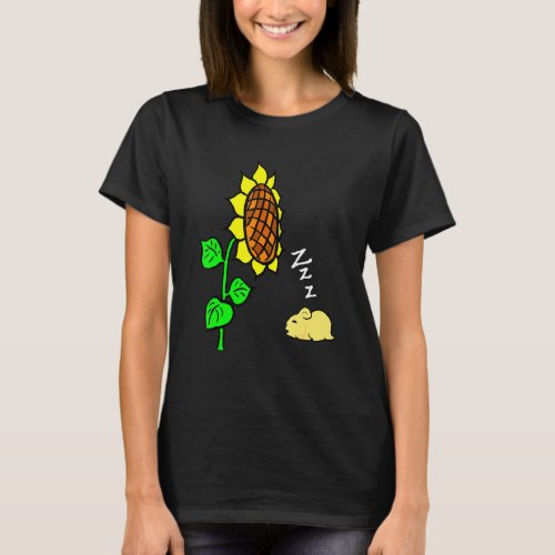 You Are My Sunshine Pet Hamster Yellow Sunflower F T_Shirt