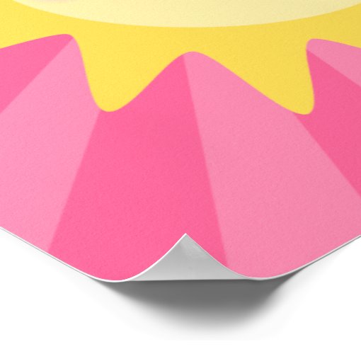 You are my sunshine pink poster Zazzle