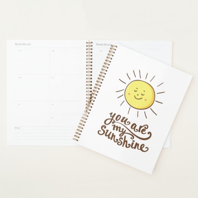 You Are My Sunshine Planner (Display)