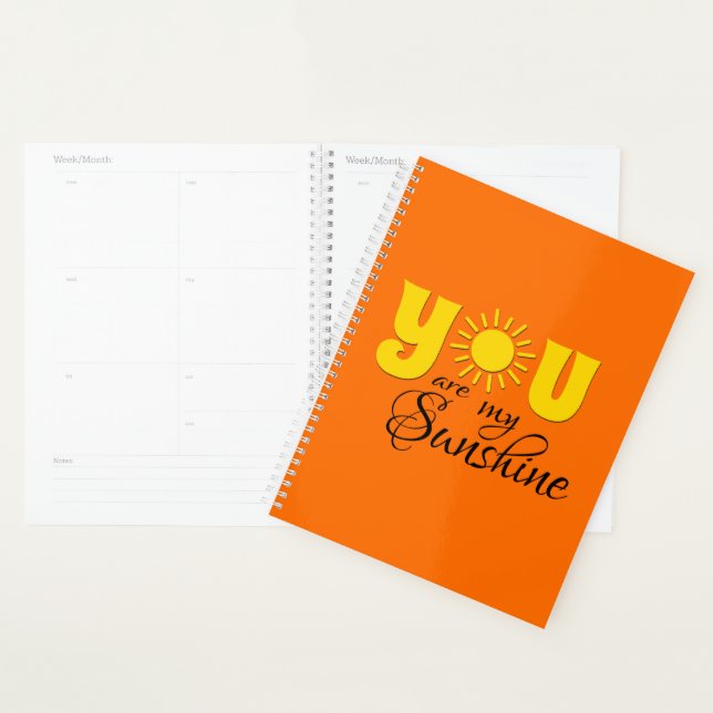 You are my sunshine planner (Display)