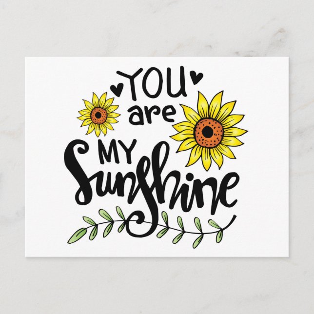 You are my Sunshine  Postcard (Front)