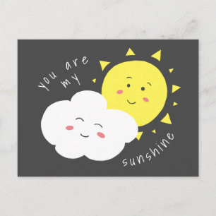 You Are My Sunshine Postcard