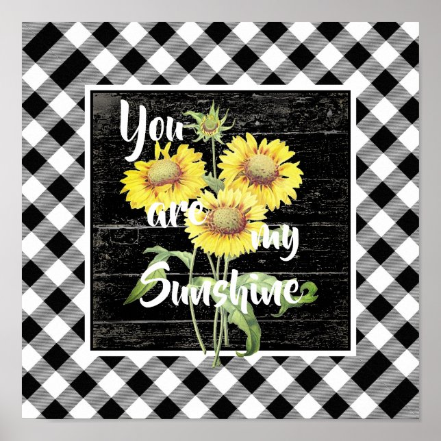 You are my sunshine poster (Front)