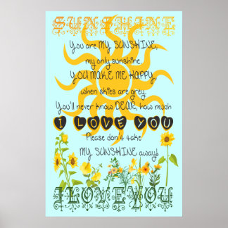 You Are My Sunshine Wall Art you are my sunshine art & framed artwork | zazzle You Are My Sunshine Wall Art you are my sunshine art & framed artwork | zazzle