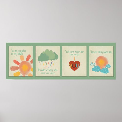 You Are My Sunshine Poster