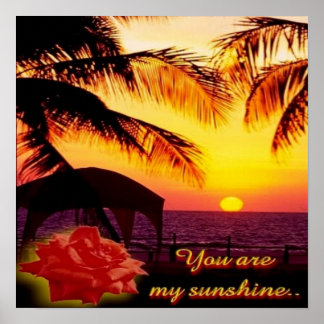 You Are My Sunshine Poster