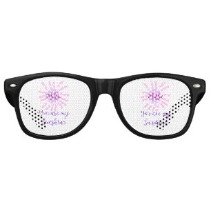 you are my sunshine purple pink pastel sun rays mo retro sunglasses