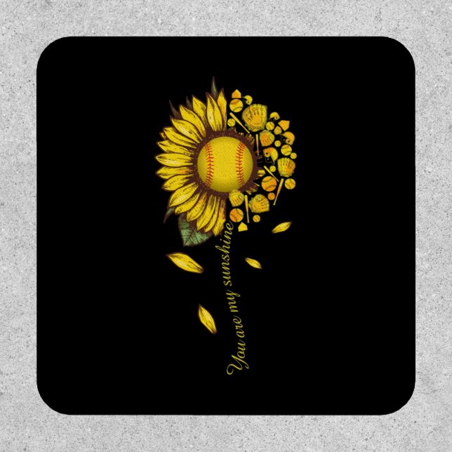You Are My Sunshine Softball Sunflower Patch (Front)