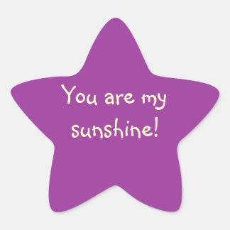 "You Are My Sunshine!" Sticker