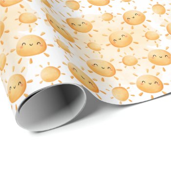 You Are My Sunshine Sun Gift Wrapping Paper by PerfectPrintableCo at Zazzle