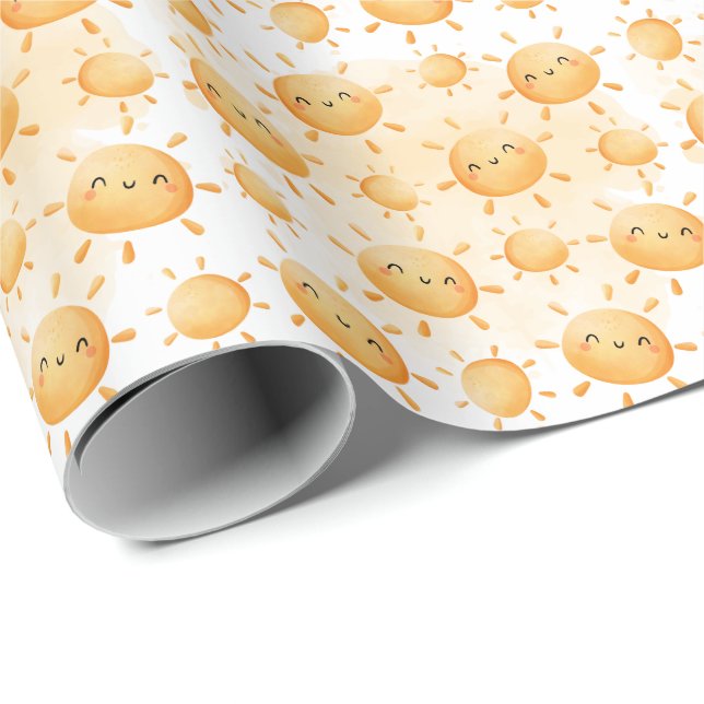 You Are My Sunshine Sun Gift Wrapping Paper (Roll Corner)