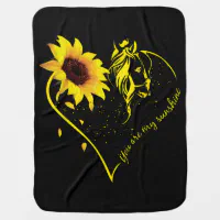 You are my discount sunshine sunflower blanket