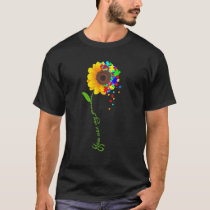 You Are My Sunshine Sunflower Autism Awareness Tsh T-Shirt