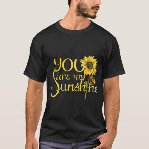You Are My Sunshine Sunflower Butterfly T-Shirt