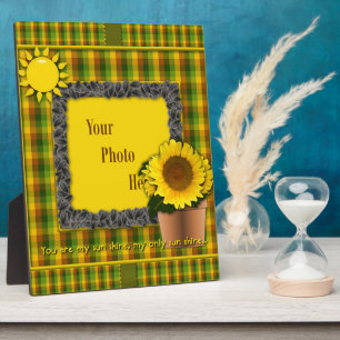You Are My Sunshine Sunflower Plaque