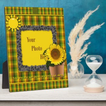 You Are My Sunshine Sunflower Plaque by SerenityGardens at Zazzle