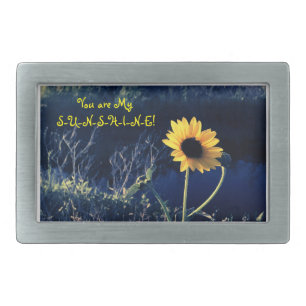 You are My Sunshine! Sunflower Vintage Watch Belt Buckle