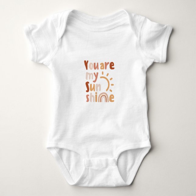 You are my sunshine t-shirt baby bodysuit (Front)