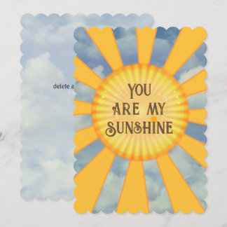 You are my Sunshine 🌞 Thank You Card