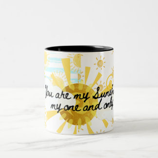 You are my sunshine themed mug fun and graphic mug